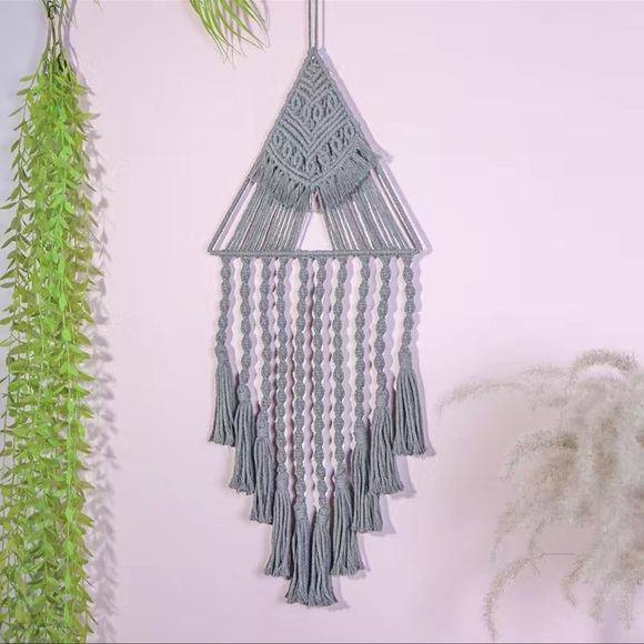 Modern Boho Macramé Fiber Art, Wall Decor Handcrafted & Knotted 2Perfection - Picture 7 of 14